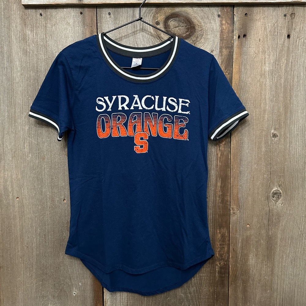 Sideline Apparel Syracuse Orange Officially Licensed Fanwear Ladies Top Medium